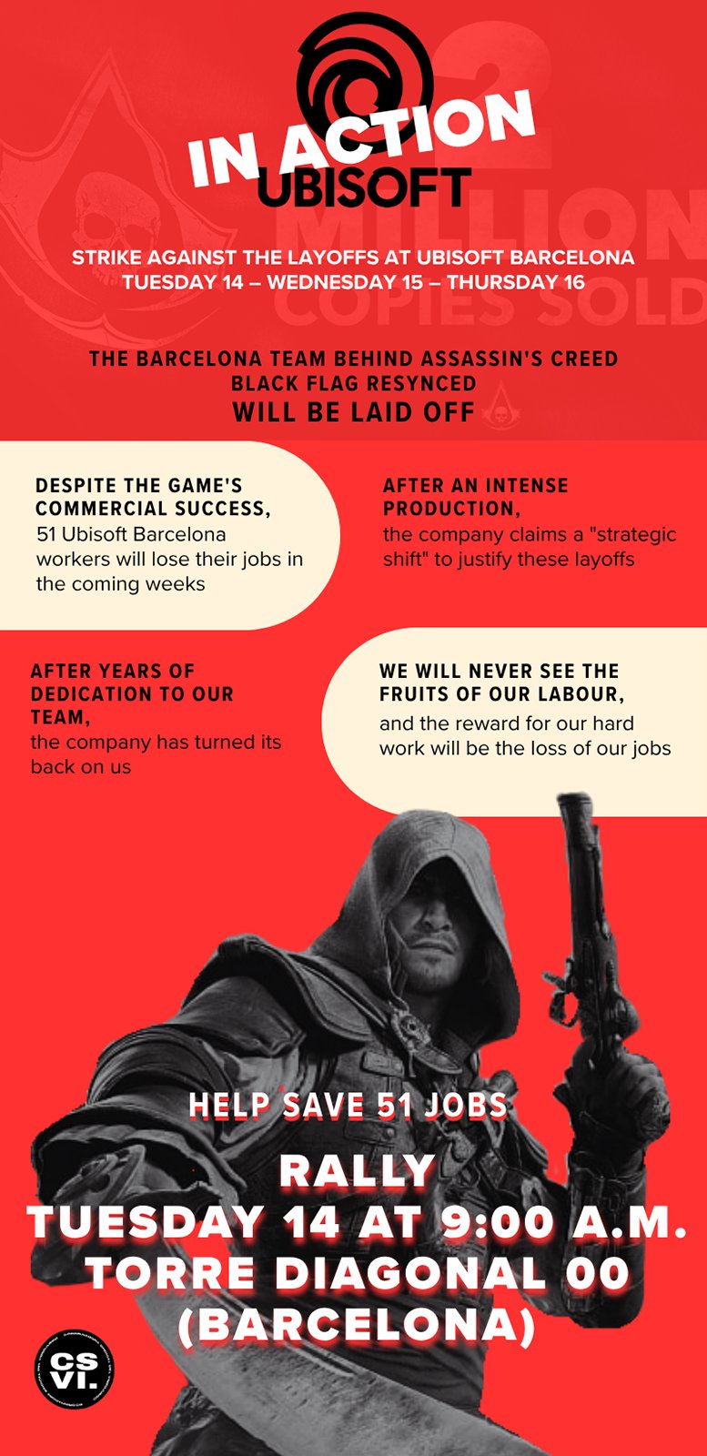 Ubisoft barcelona lay offs