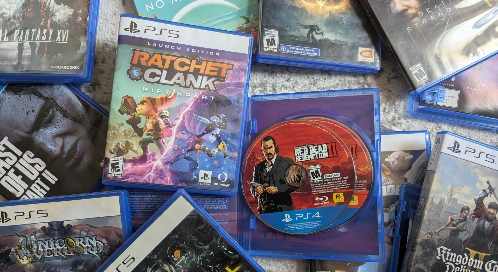 Physical discs sony